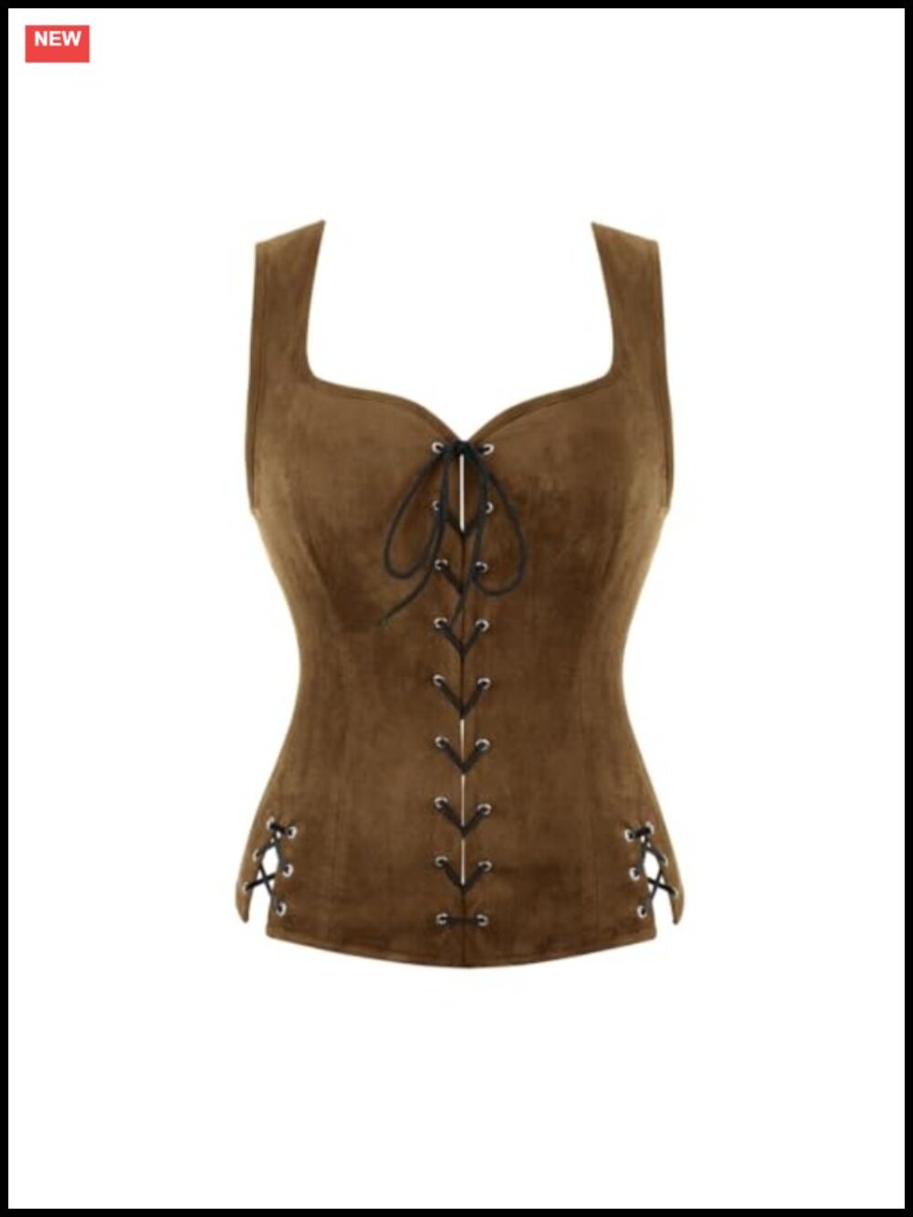 Women's Pirate Corset Vest Synthetic Leather Steampunk Renaissance Costume